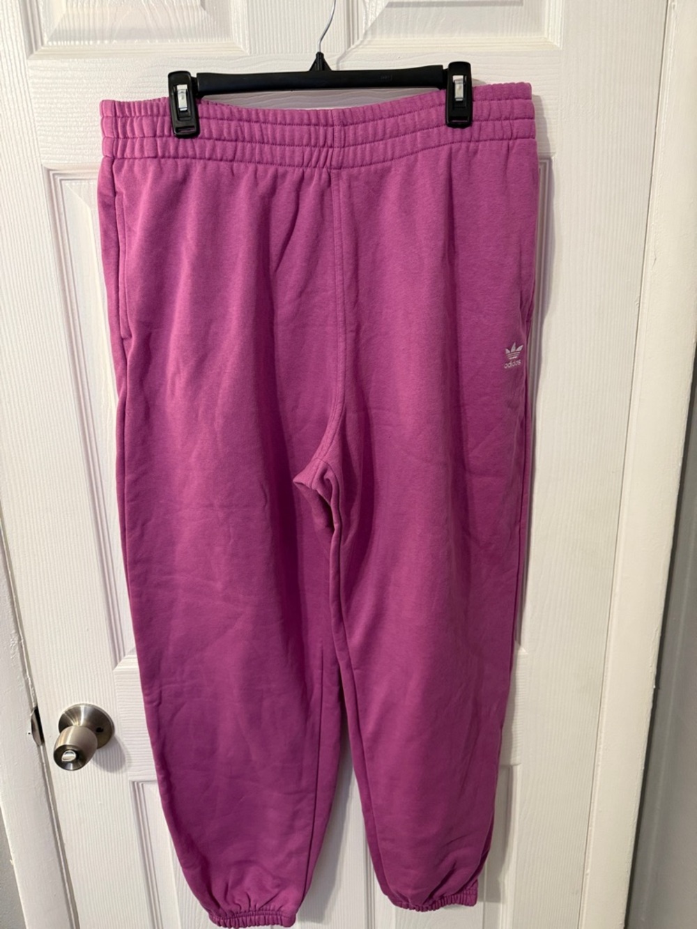 Womens adidas Magenta Sweat Joggers